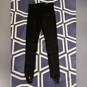 Club Monaco Black Stirrup Leggings